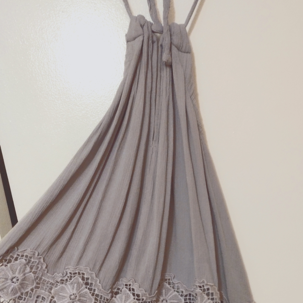 Dusty lavender halter top